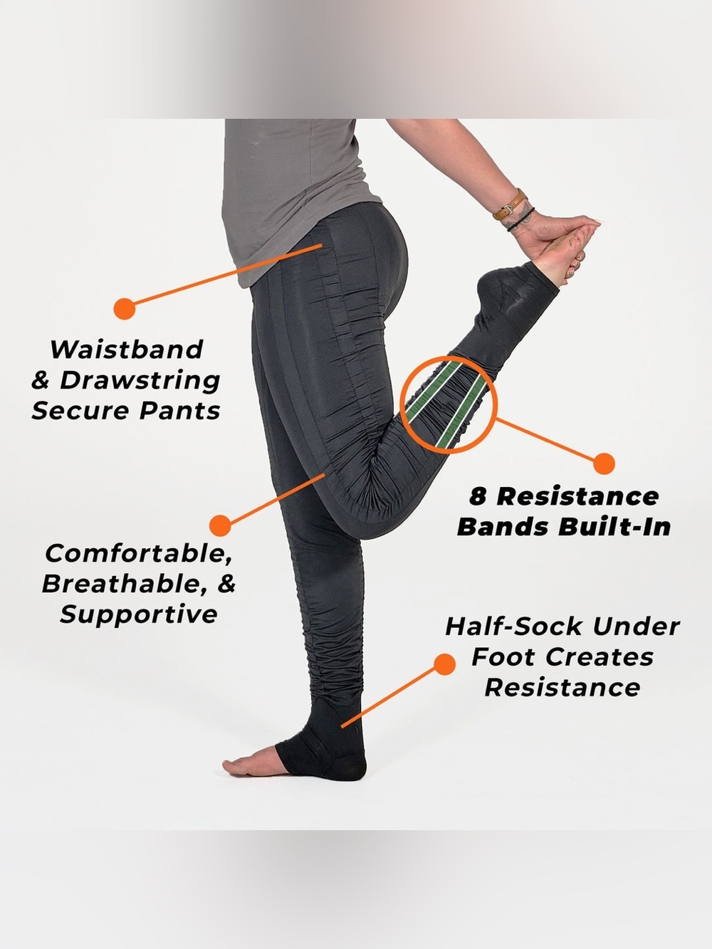 Agogie 40+ wearable resistance band leggings - Picture 10 of 10
